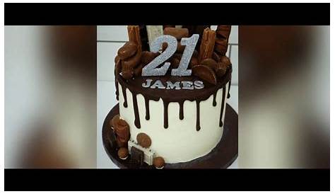 Navy and Copper 21st Birthday Cake in 2020 | Buttercream birthday cake