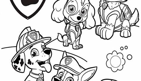 Paw Patrol Coloring Pages. 120 Pictures. Free Printable