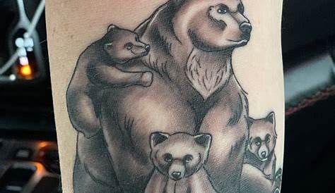 momma bear and cubs tattoo | Baby bear tattoo, Mama bear tattoos, Bear