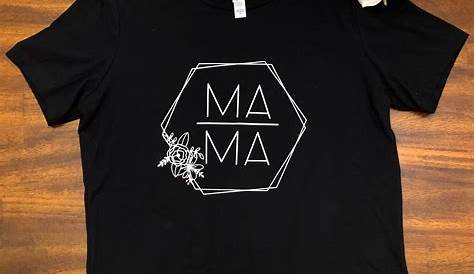 Mama Tshirt Women Mama Floral Graphic Tees Letter Print Short Sleeve