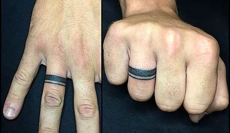 Man Hand Tattoo Ring 80 Super Awesome Finger s For Men