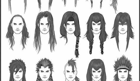 11+ Nice Hairstyles For Long Hair Drawing