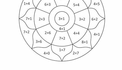 Ausmalbilder Zahlen Ausdrucken Gratis 1-10 | Mandala ausmalen