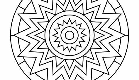 Mandala Malvorlage / Coloring Page - free for personal use | Zentangel