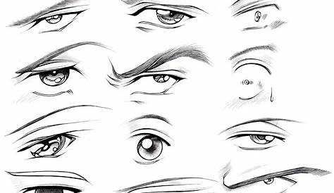 Manhwa Men Eyes Drawing
