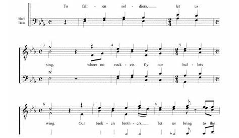 Mansions of The Lord strings Sheet music for Bass voice, Violin