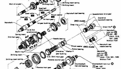 Manual Nissan D21 Transmission Diagram