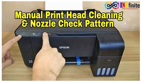 Epson l 3110 printer head cleaning YouTube