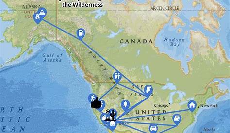 Chris McCandless Journey Scribble Maps
