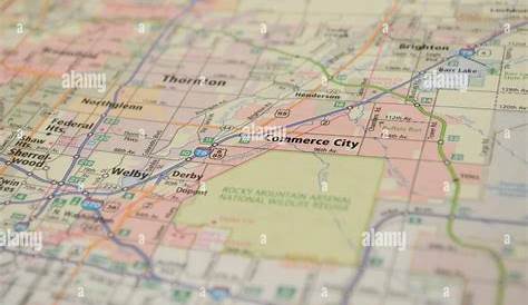 Commerce City Map United States Latitude & Longitude Free Maps