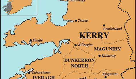 Map Of County Kerry Hiking In Map
