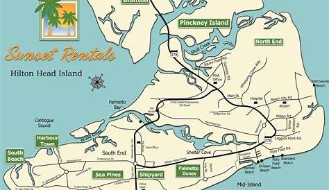 Hilton Head Island Tourist Map Maps For You