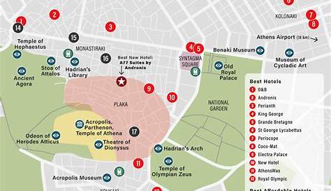 Mapas Detallados de Atenas para Descargar Gratis e Imprimir