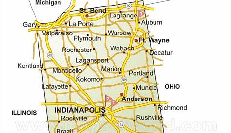 Map Of Indiana Golf Courses