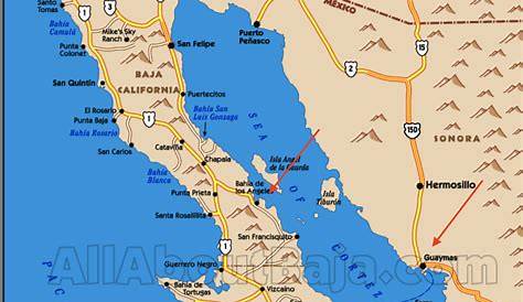 Map Of Baja California Mexico – Topographic Map of Usa with States