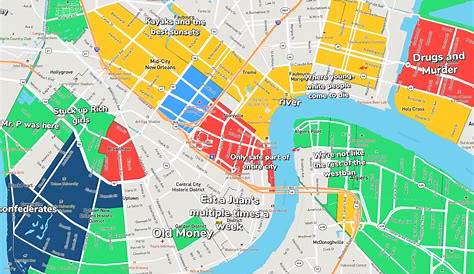 New Orleans Street Map Printable Free Printable Maps