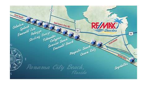 Map Of Panama City Beach Florida Condos Printable Maps