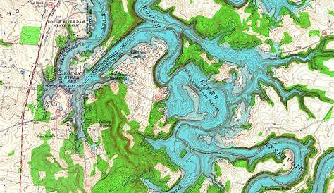1963 Topo Map of Rough River Lake Kentucky Etsy