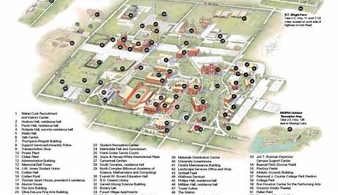 Map Of Southeast Missouri State University Campus