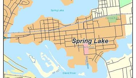 Map Of Spring Lake Michigan