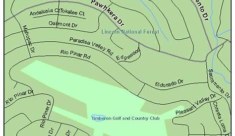 Timberon Plat Map