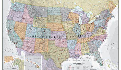 PlaceMutts® USA Paper Wall Map for Kids « Jimapco