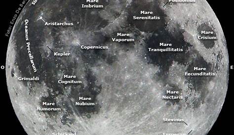 Mapa De La Luna Con Nombres - IMAGESEE