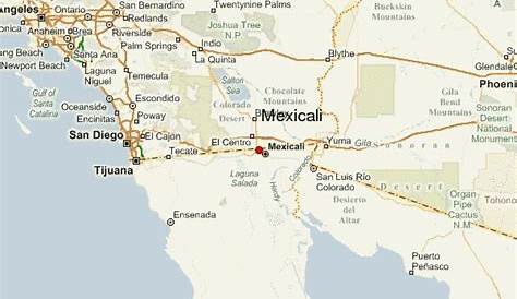 Mapa de Mexicali - Mapa Físico, Geográfico, Político, turístico y Temático.