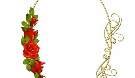 Decorative frame PNG | Molduras para convites de casamento, Rosas