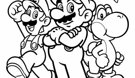 Dibujos de Super Mario Bros para colorear - Páginas para imprimir