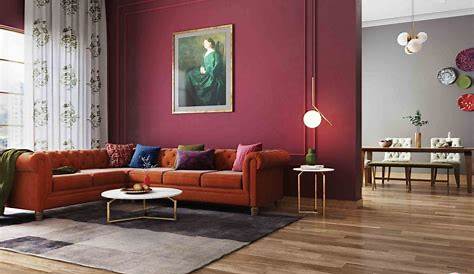 Maroon Colour Combination For Hall Colors That Compliment Deep Living Room And