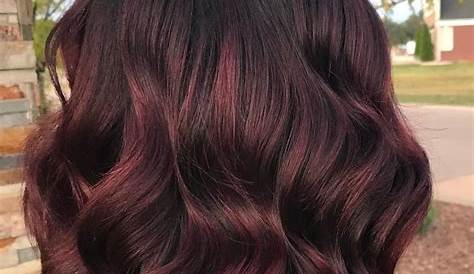 Maroon Highlights On Brown Hair 60 styles Featuring Dark With