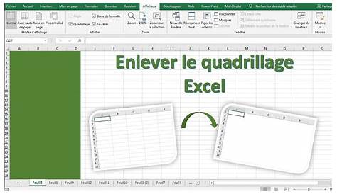 Afficher, Masquer les lignes et les colonnes dans Excel