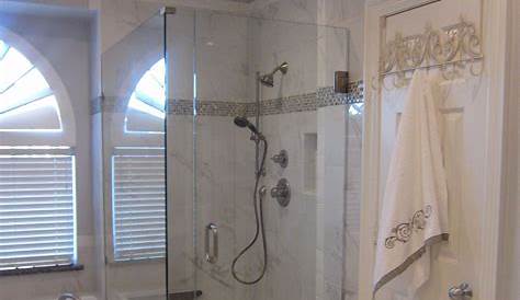 Side-by-Side shower and tub #shower #tub #bathroom #remodeling #