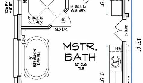 8 x 12 master bathroom floor plans - Google Search | bathroom