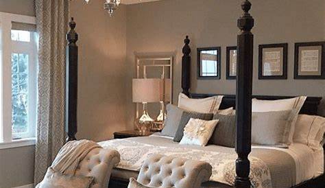 Master Bedroom Decor With Dark Furniture