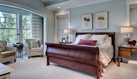 Master Bedroom Decorating Ideas With Sleigh Bed