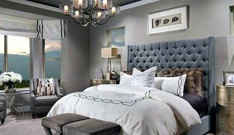 40+ Gorgeous Small Master Bedroom Ideas [Decor Inspirations] | Grey