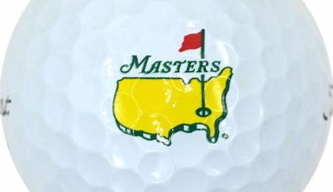 Lot Detail Vintage Masters Logo ProStaff Golf Ball