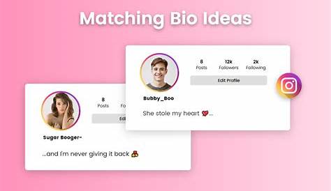 Matching bio ideas in 2021 | Insta bio quotes, Bio quotes, Witty