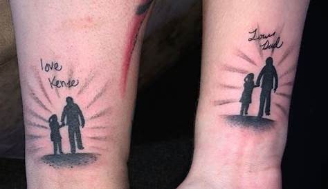 Matching Father Daughter Tattoos