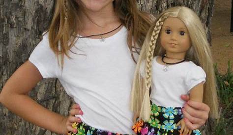 Pretty 18 Inch Doll And Girl Matching Clothes Dress - Buy Doll And Girl