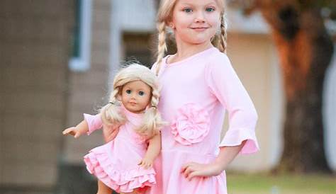 Dollie and Me 12 14 & 18 doll matching dress outfit clothes fit