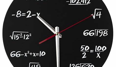 Math Clocks For Teachers