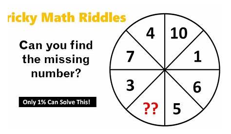 Math Riddle Questions