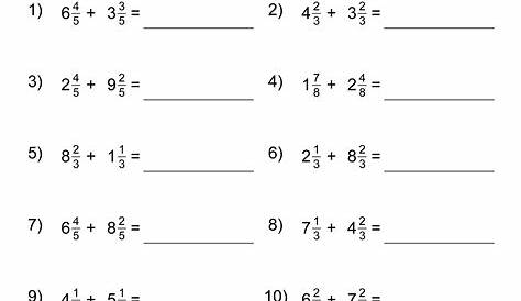 Math Sheets For 5Th Grade
