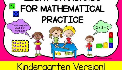 Math Standards Kindergarten