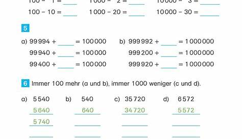 Schreibe die Zahl, die mit der Stellenschreibweise dargestellt wird