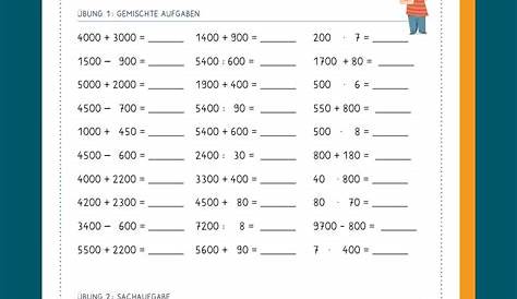 Mathe Übungen 4 Klasse Grundschule Kostenlos - kinderbilder.download