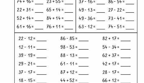Mathematik Übungsblätter 1 Klasse : Drucke Selbst Kostenlose